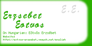 erzsebet eotvos business card